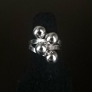 Erick's Sterling Silver Beaded Ring Taxco.925